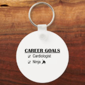Ninja Career Goals - Cardioloog Sleutelhanger (Voorkant)