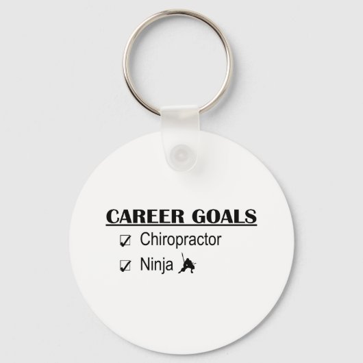 Ninja Career Goals - Chiropractor Sleutelhanger (Voorkant)