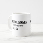 Ninja Career Goals - Civil Engineer Koffiemok (Voorkant links)