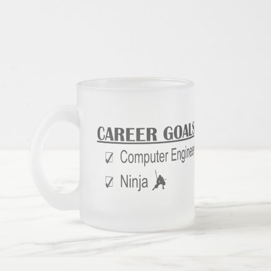 Ninja Career Goals - Computer Engineer Matglas Koffiemok (Links)