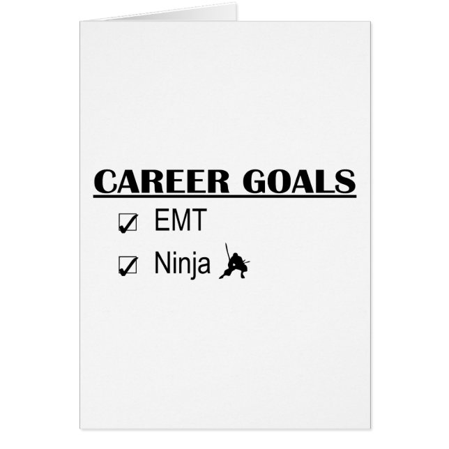 Ninja Career Goals - EMT (Voorkant)
