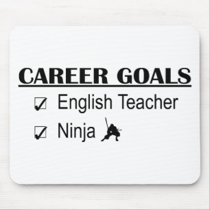 Ninja Career Goals - Engelse leraar Muismat