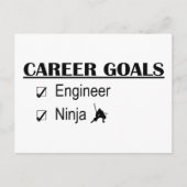 Ninja Career Goals - Engineer Briefkaart (Voorkant)