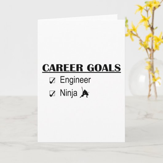 Ninja Career Goals - Engineer Kaart (Gele Bloem)