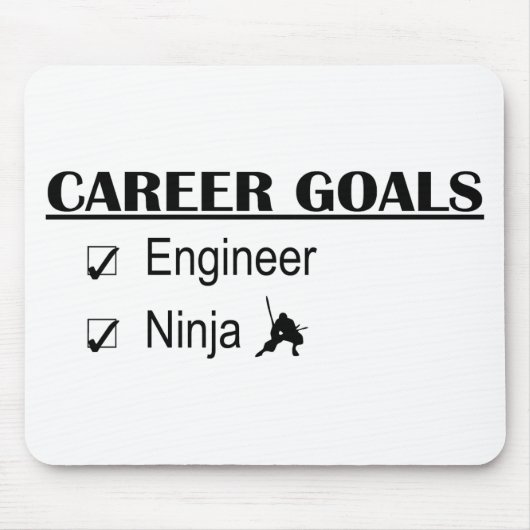 Ninja Career Goals - Engineer Muismat (Voorkant)