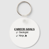 Ninja Career Goals - Geoloog Sleutelhanger (Voorkant)