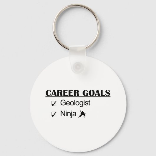 Ninja Career Goals - Geoloog Sleutelhanger (Voorkant)