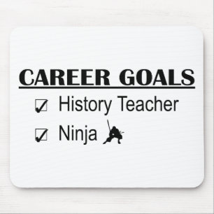 Ninja Career Goals - geschiedenisleraar Muismat