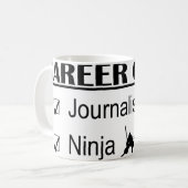 Ninja Career Goals - Journalist Koffiemok (Voorkant links)