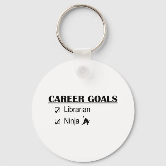 Ninja Career Goals - Librarian Sleutelhanger (Voorkant)