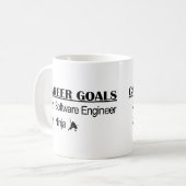 Ninja Career Goals - Software Engineer Koffiemok (Voorkant links)