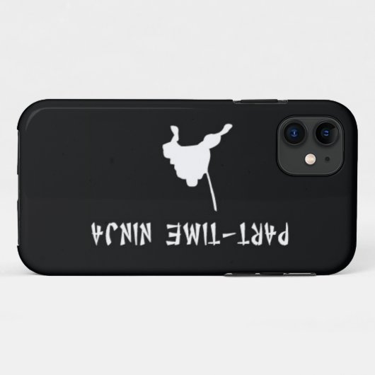 Ninja Case-Mate iPhone Case (Achterkant (horizontaal))