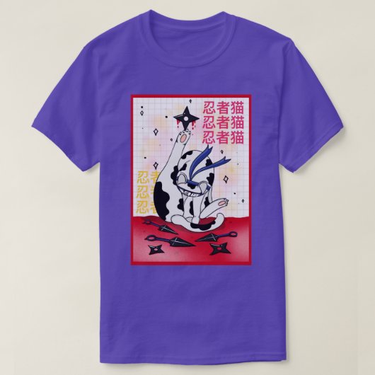 ninja cat1 t-shirt (Design voorkant)