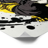 Ninja Cat Anime Poster (Hoek)