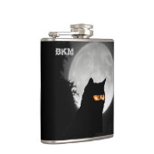 Ninja Cat bij Moonrise Heupfles (Rechts)