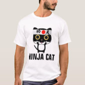 NINJA CAT Grappige T-shirts (Voorkant)