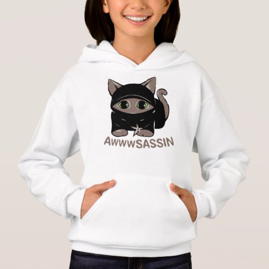 Ninja Cat Kids Shirt (Voorkant)