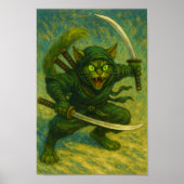 Ninja Cat Poster (Voorkant)