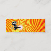 Ninja Cat Social Media Card Mini Visitekaartje (Achterkant)