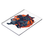 Ninja Cat Stealth Notitieboek (Linkerzijde)