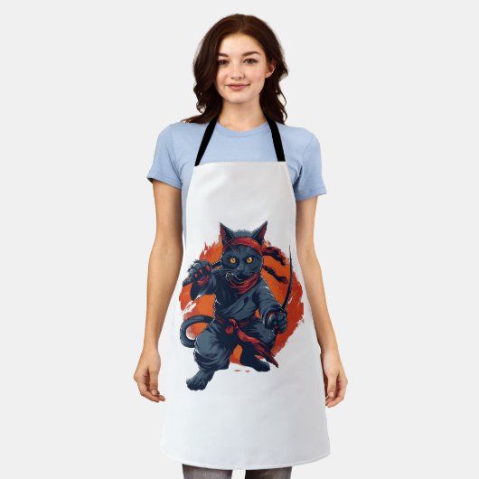 Ninja Cat Stealth Schort (Gedragen)