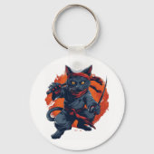 Ninja Cat Stealth Sleutelhanger (Voorkant)