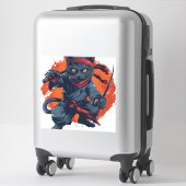 Ninja Cat Stealth Sticker (Koffer)