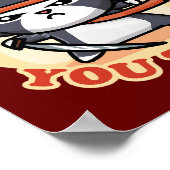 Ninja Cat | Sterker dan je denkt Poster (Hoek)