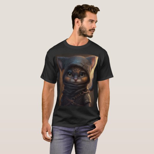 Ninja Cat T-shirt (Voorkant volledig)