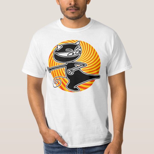Ninja Cat T-shirt (Voorkant)