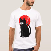Ninja cat t-shirt (Voorkant)