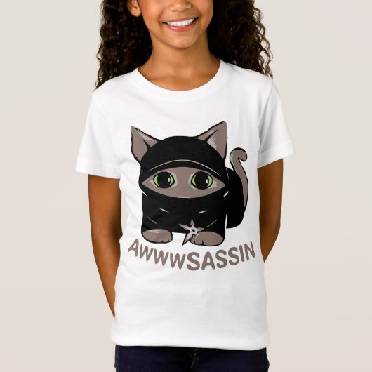 Ninja Cat T-Shirt (Voorkant)