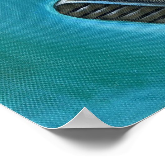 Ninja cat versus Robot Poster (Hoek)