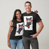 Ninja Cat zo schattig2398png2398 T-shirt (Unisex)