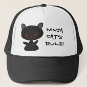 Ninja Cats Rule! Trucker Pet (Voorkant)