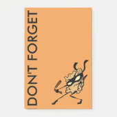 NINJA CHEEST MET NUNCHUCKS POST IT NOTEPAD POST-IT® NOTES (Voorkant)