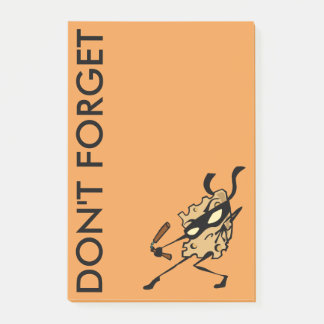 NINJA CHEEST MET NUNCHUCKS POST IT NOTEPAD POST-IT® NOTES