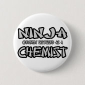 Ninja...Chemist Ronde Button 5,7 Cm (Voorkant)