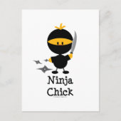Ninja Chick Briefkaart (Voorkant)