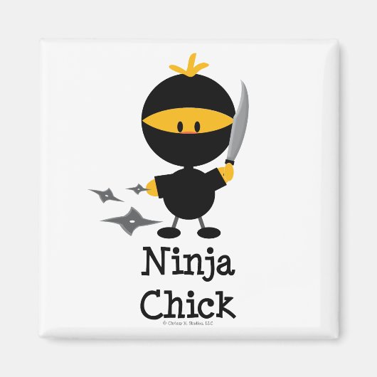 Ninja Chick Magnet (Voorkant)