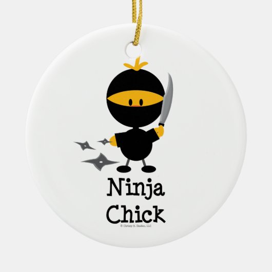 Ninja Chick Ornament (Voorkant)