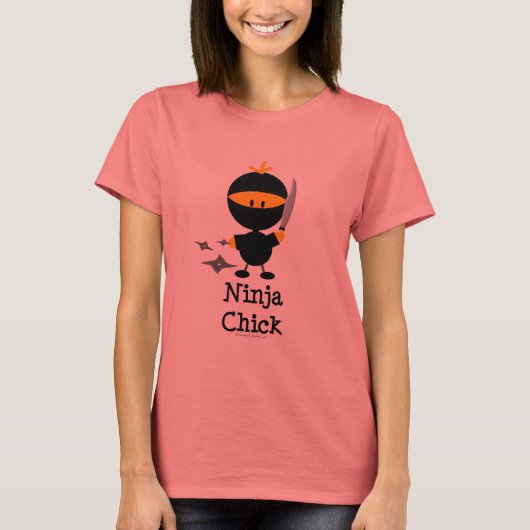 Ninja Chick T-shirt (Voorkant)