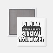 Ninja Chirurgische Technoloog Magneet (Voorkant / Achterkant)
