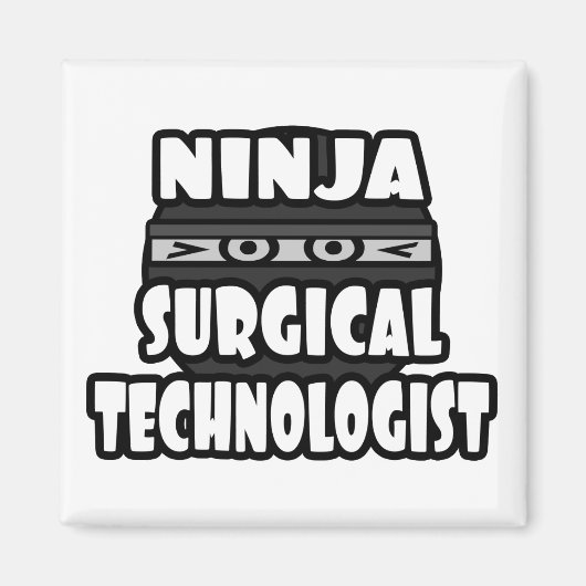 Ninja Chirurgische Technoloog Magneet (Voorkant)