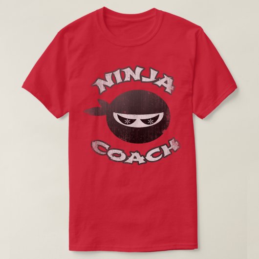 Ninja Coach Draag Mask Multitasking Team Trainer G T-shirt (Design voorkant)