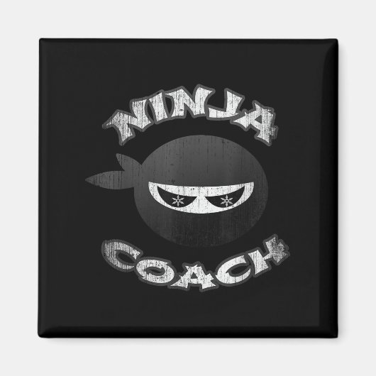 Ninja Coach Multitasking Team Trainer Speaker Gym Magneet (Voorkant)