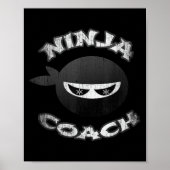 Ninja Coach Multitasking Team Trainer Speaker Gym Poster (Voorkant)