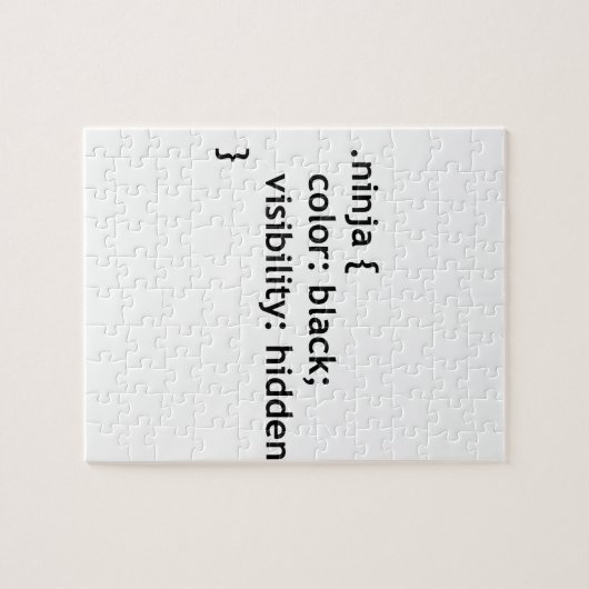 Ninja-code, script legpuzzel (Horizontaal)