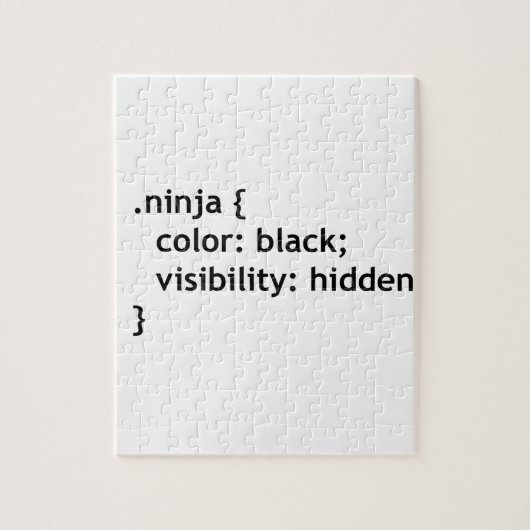 Ninja-code, script legpuzzel (Verticaal)