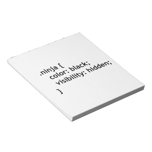 Ninja-code, script notitieblok (Schuin)